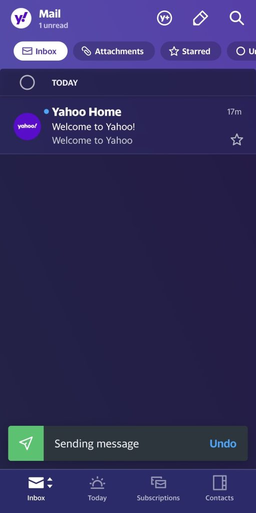 undo alert on yahoo